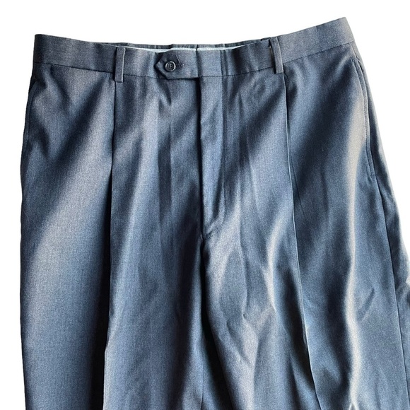 Daniel Cremieux Trouser Dress pant Slacks Gray Size 34 27.5L Business office - Picture 2 of 8